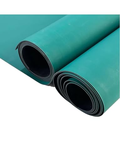 ApuaVireo&Co Antistatische Tischmatte 15,8 "x" Grüner Gummi-Schreibtischschutz for Löten von Computerreparaturen(15.8x709.2") von ApuaVireo&Co