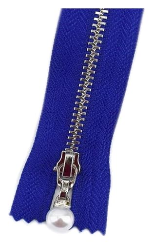 ApuaVireo&Co Metall-Nähreißverschlüsse aus Nylon, 5 Stück, 15–70 cm, Verschiedene Größen, Mehrfarbig, for Heimwerkerarbeiten, Taschen, Schneiderei(Dark Blue,Open End 70Cm) von ApuaVireo&Co
