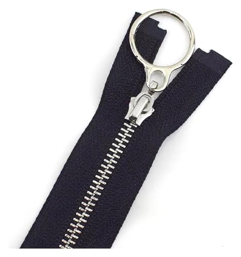 ApuaVireo&Co Nylon-Reißverschlüsse mit Metallzähnen, 5 Stück, Mehrfarbig, 15–70 cm, for DIY-Näharbeiten, Basteln, Taschen(Black Type 2,Close End 18Cm) von ApuaVireo&Co