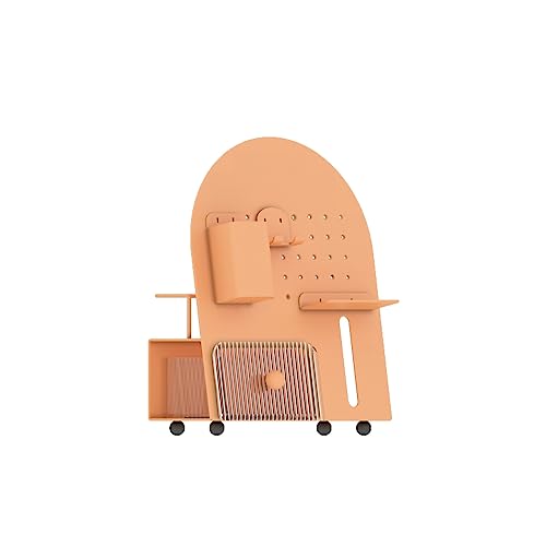 ApuaVireo&Co steckbrett display stand, Desktop Loch Pegboard Rack Büro Schreibtisch Lagerung Rack Kosmetische Partition Home Office Pegboard Organizer(Style 1) von ApuaVireo&Co