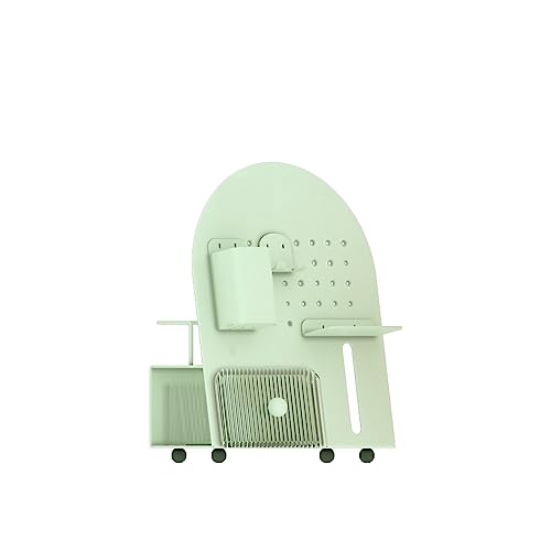 ApuaVireo&Co steckbrett display stand, Desktop Loch Pegboard Rack Büro Schreibtisch Lagerung Rack Kosmetische Partition Home Office Pegboard Organizer(Style 2) von ApuaVireo&Co