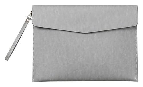 PU Leder Umschlag Tasche Halter Dokumentenhalter aus Leder mit Umschlag, A4-Ordner, Aufbewahrungstasche aus PU-Leder, mehrfarbig, 33 x 24,3 cm PU Leder Umschlag Tasche Halter Dokumentenhalter aus Leder mit Umschlag, A4-Ordner, Aufbewahrungstasche aus PU-Leder, mehrfarbig, 33 x 24,3 cm von ApuaVireo&Co