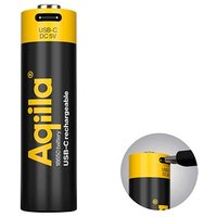 Aqiila® USB-Akku mit Ladekabel USB-C 18650 2.000 mAh von Aqiila®