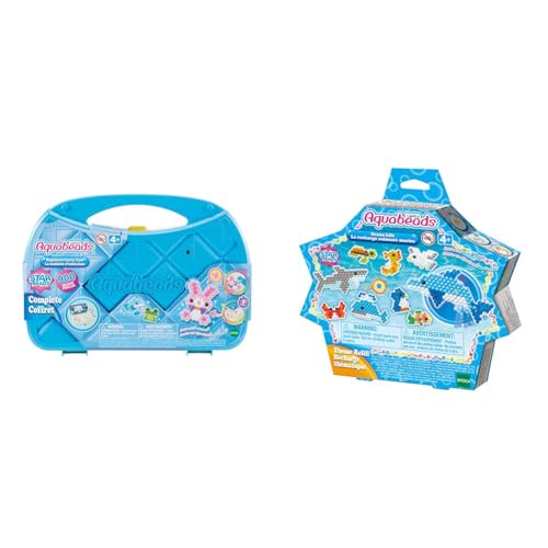 Aquabeads 31912 Starter Set im Koffer - Bastelset & 31769 Tiefsee Set - Bastelset Themen Nachfüllset, 3.18 x 18.03 x 19.05 cm Aquabeads 31912 Starter Set im Koffer - Bastelset & 31769 Tiefsee Set - Bastelset Themen Nachfüllset, 3.18 x 18.03 x 19.05 cm von Aquabeads