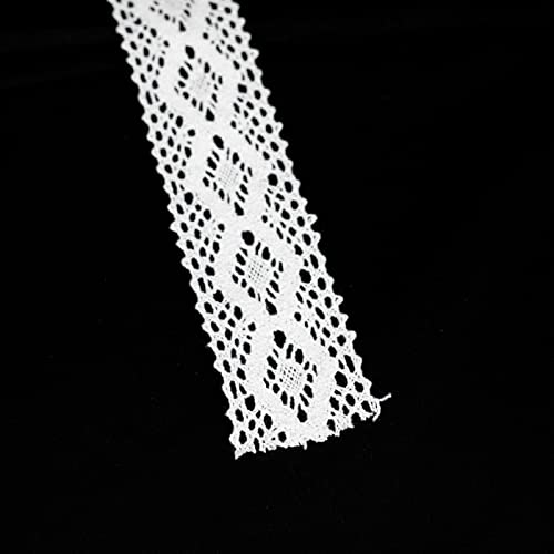 Häkelspitze Design A 4,5cm x 1m weiss Spitzenband Spitzenborte Baumwolle Vintage von Aquariumpflanzen.net
