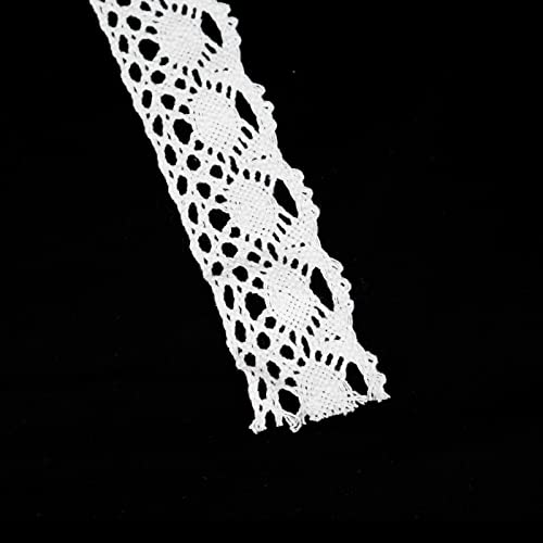 Häkelspitze Design B 4,5cm x 10m weiss Spitzenband Spitzenborte Baumwolle Vintage von Aquariumpflanzen.net