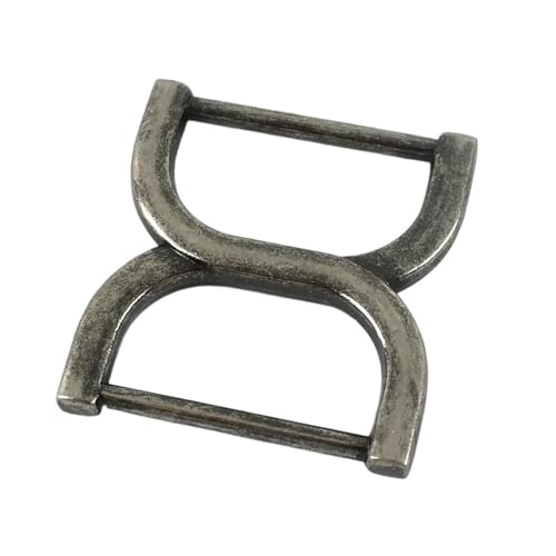 Aqxypas 5/10/20 Stücke 25mm Metall Tasche Strap Connector Schnallen Handtasche Einsteller Haken Kleidungsstück Gürtel Verschlüsse DIY Hardware Zubehör(AntiqueSilver,25mm-30Pcs) von Aqxypas