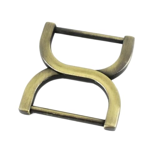 Aqxypas 5/10/20 Stücke 25mm Metall Tasche Strap Connector Schnallen Handtasche Einsteller Haken Kleidungsstück Gürtel Verschlüsse DIY Hardware Zubehör(Brass,25mm-20Pcs) von Aqxypas