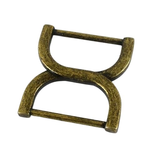 Aqxypas 5/10/20 Stücke 25mm Metall Tasche Strap Connector Schnallen Handtasche Einsteller Haken Kleidungsstück Gürtel Verschlüsse DIY Hardware Zubehör(Bronze,25mm-5Pcs) von Aqxypas