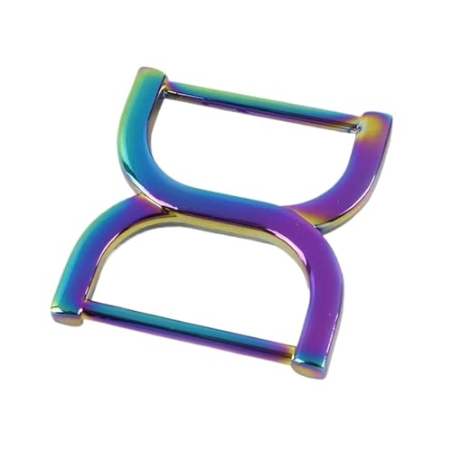 Aqxypas 5/10/20 Stücke 25mm Metall Tasche Strap Connector Schnallen Handtasche Einsteller Haken Kleidungsstück Gürtel Verschlüsse DIY Hardware Zubehör(Colored,25mm-5Pcs) von Aqxypas