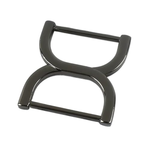 Aqxypas 5/10/20 Stücke 25mm Metall Tasche Strap Connector Schnallen Handtasche Einsteller Haken Kleidungsstück Gürtel Verschlüsse DIY Hardware Zubehör(GunBlack,25mm-10Pcs) von Aqxypas