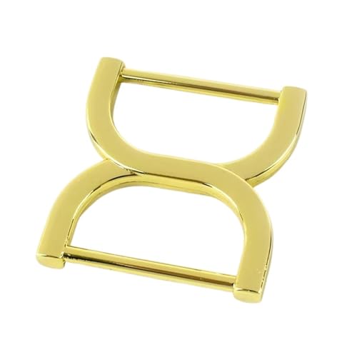 Aqxypas 5/10/20 Stücke 25mm Metall Tasche Strap Connector Schnallen Handtasche Einsteller Haken Kleidungsstück Gürtel Verschlüsse DIY Hardware Zubehör(KGold,25mm-30Pcs) von Aqxypas