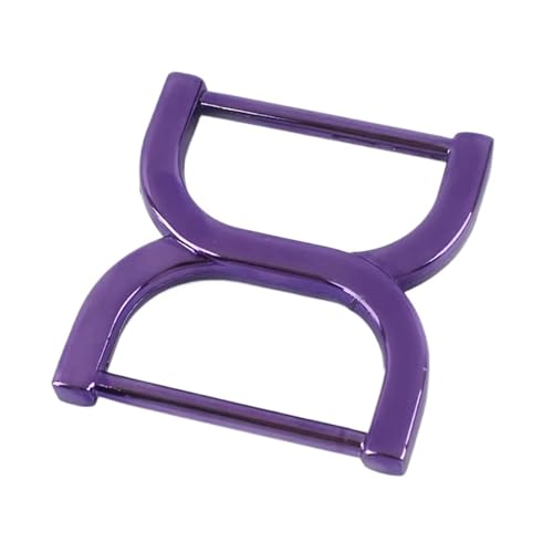 Aqxypas 5/10/20 Stücke 25mm Metall Tasche Strap Connector Schnallen Handtasche Einsteller Haken Kleidungsstück Gürtel Verschlüsse DIY Hardware Zubehör(Purple,25mm-5Pcs) von Aqxypas