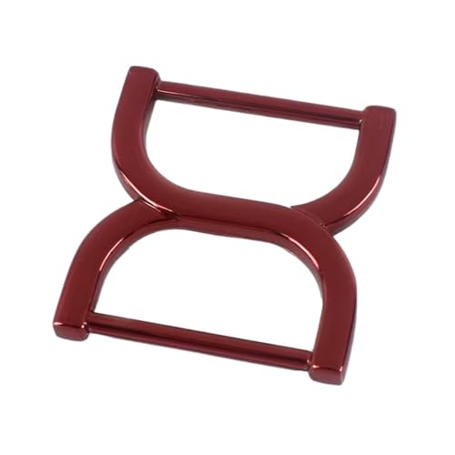 Aqxypas 5/10/20 Stücke 25mm Metall Tasche Strap Connector Schnallen Handtasche Einsteller Haken Kleidungsstück Gürtel Verschlüsse DIY Hardware Zubehör(Red,25mm-20Pcs) von Aqxypas