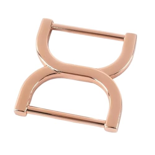 Aqxypas 5/10/20 Stücke 25mm Metall Tasche Strap Connector Schnallen Handtasche Einsteller Haken Kleidungsstück Gürtel Verschlüsse DIY Hardware Zubehör(Rosegold,25mm-5Pcs) von Aqxypas