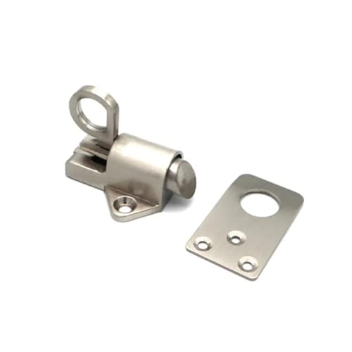 GUYTRM Edelstahl-Kombinationstür-Sicherheitsschloss Automatische Federriegelschlösser Riegel Garage Schublade Möbelbeschläge Hardware Home lingli von Aqxyxsw