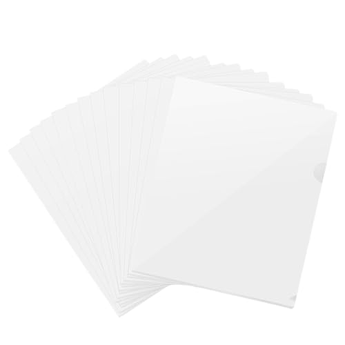 Aramanara A4-Aktenordner, durchsichtig, oben und seitlich, 180 Mikron dickere Kunststoffhüllen für Papieraufbewahrung, Klassifizierung, Projekt-Präsentationshüllen, 60 Stück Aramanara A4-Aktenordner, durchsichtig, oben und seitlich, 180 Mikron dickere Kunststoffhüllen für Papieraufbewahrung, Klassifizierung, Projekt-Präsentationshüllen, 60 Stück von Aramanara