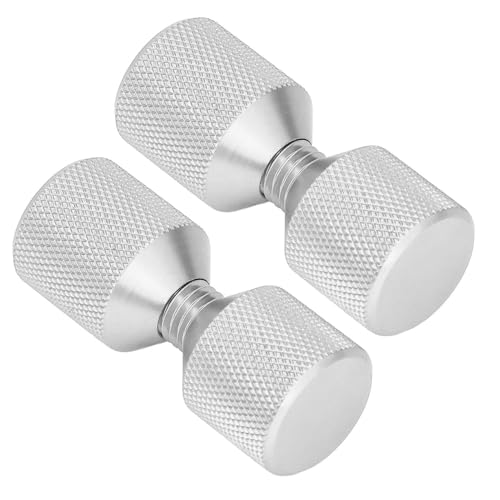 2-teilig Flansch Justierstift Anodisiert Aluminium 1-1/8" Doppelloch für 0,5-14" 150LB Flansche (SILVER) von Aramox