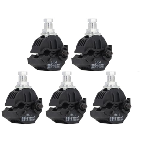5 Stück Erdungs-Piercing-Stecker, 1 KV, kein Abblättern, Piercing-Klemme, Hauptabzweigleitungs-Stecker (JJC-1) von Aramox