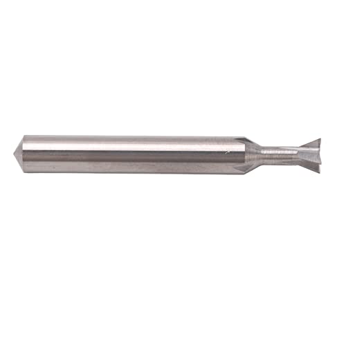 6 Mm Schaft -Schwalbenschwanzbits, Carbid -Endmühlenschneider 4 Flöten Schnellbohrung 50 Mm Länge, Universelles Metallbearbeitungswerkzeug Zum Effizienten Arbeiten, Ersatz durch Empfindliche (45°) von Aramox