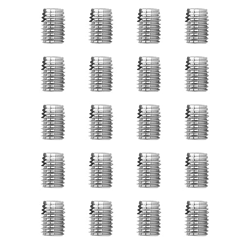 Aramox 20 PCs Stoßdämpferdesign 302 Edelstahlgewindeeinsätze M6x1.0, M10x1.5, L14mm für Automobile, Schienenfahrzeug mit Selbstkippkapazität, Vielseitige Anwendung für Verschiedene Anwendungen Aramox 20 PCs Stoßdämpferdesign 302 Edelstahlgewindeeinsätze M6x1.0, M10x1.5, L14mm für Automobile, Schienenfahrzeug mit Selbstkippkapazität, Vielseitige Anwendung für Verschiedene Anwendungen von Aramox