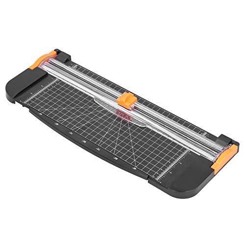 Aramox A4 Paper Craft Cutter, Multi-Winkel-Schnittoptionen, Präzise Verschiedene Materialien Schneiden, Leicht und Schützend mit Sicherheitsschienen und Haken, Tragbares Papier-Trimmer-Schneidwerkzeug von Aramox