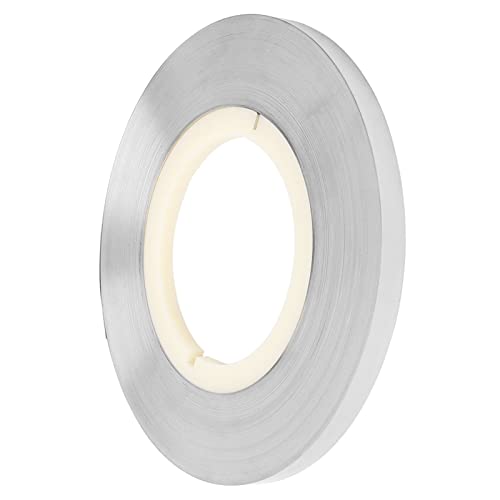 Aramox Batteriespot Schweißband, Nickelstreifenklebeband Stahlschweißband 1 Kg für Mobile Leistung, Ladeschatz, Lithiumbatterien (0,15 * 8 mm) von Aramox