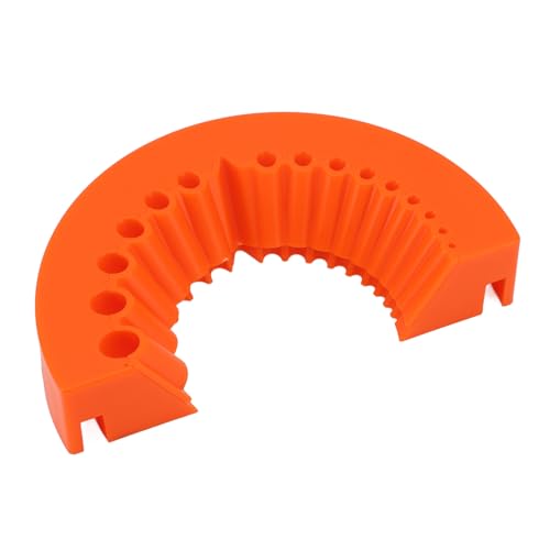 Aramox Bohrer-Bit-Spitzer, ABS-Konstruktion, Breite Kompatibilität für 2-13 Mm Bit, Ideal für den Gebrauch zu Hause und Im Freien (ORANGE) von Aramox