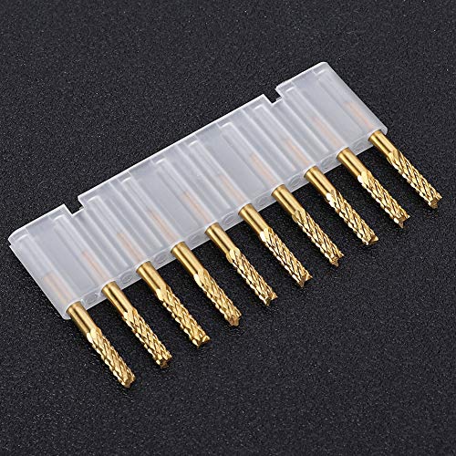 Aramox Carbid-Endmühle, Fräser, Schneidwerkzeug Komplettes Kit für CNC, Holzbearbeitung, Plastik, Kunststoff mit Hoher Wirkungsgrad für Gravurmetall, Faserglas, FR-4-Boards Aramox Carbid-Endmühle, Fräser, Schneidwerkzeug Komplettes Kit für CNC, Holzbearbeitung, Plastik, Kunststoff mit Hoher Wirkungsgrad für Gravurmetall, Faserglas, FR-4-Boards von Aramox