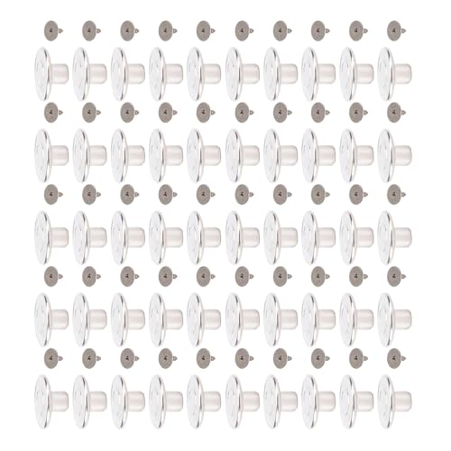 Aramox Combo -Gewinde -Nietknöpfe Stylische Schraubenverbindung Einfache Installation für Verschiedene Kleidungsstücke, 50 Sets Edelstahl Nieten für Modeprojekte von Aramox