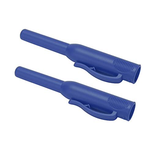 Aramox Deep Hole Marker Cover Non Slip Slot Passt zu Carpenter Bleistift 2pcs für Bauarbeiter (BLUE) von Aramox