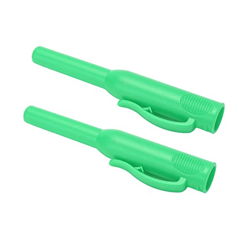 Aramox Deep Hole Marker Cover Non Slip Slot Passt zu Carpenter Bleistift 2pcs für Bauarbeiter (GREEN) von Aramox