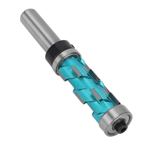Aramox Flush Trim Router Bit Carbid 1/2 Zoll Schaft 19mm Schneiddurchmesser 43 Mm Schneidlänge für Holzbearbeitungsprojekte von Aramox