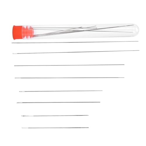 Aramox Große Augenperlennadeln, Stickstickwerkzeuge, Leichte, Langlebige, 4 Größen Zum Handwerk, Schmuckherstellung und Nähen von Aramox