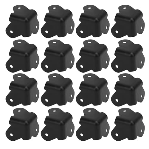 Aramox Iron Metal Edge Guard Lautsprecher Eckschutz 16pcs Schwarz für Gitarrenverstärkerschrank Aramox Iron Metal Edge Guard Lautsprecher Eckschutz 16pcs Schwarz für Gitarrenverstärkerschrank von Aramox