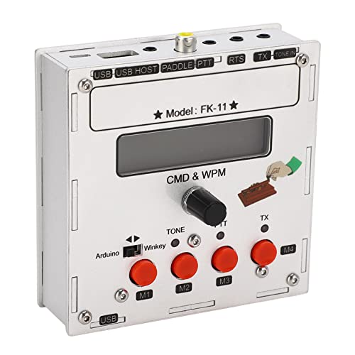 Aramox Kompakte Aluminiumlegierung K3NG -Keyer mit LCD -Display Tastatur Erweiterter Code für Mega 2560 von Aramox