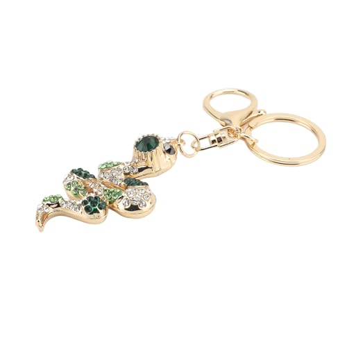 Aramox Leichtfeckende Design für Schlüsselring, Schlüsselhalter der Dauerhaften Schlange für Schlüssel und Taschen (GREEN) von Aramox