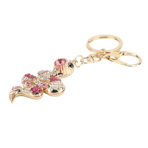 Aramox Leichtfeckende Design für Schlüsselring, Schlüsselhalter der Dauerhaften Schlange für Schlüssel und Taschen (PINK) von Aramox