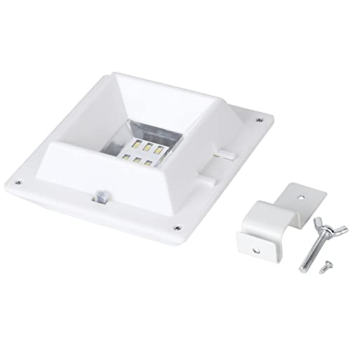 Aramox Solarzaunlampe, 6 LEDs, Wasserdicht, Solarstrom, Zaunlicht, Gartensicherheit, Dachrinnenlampe, Außendekoration Aramox Solarzaunlampe, 6 LEDs, Wasserdicht, Solarstrom, Zaunlicht, Gartensicherheit, Dachrinnenlampe, Außendekoration von Aramox