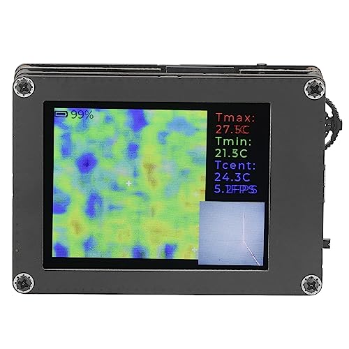 Aramox TFT -Infrarot -Thermalbilder, LED -Wärmelager mit Zwei Kamera 5 Farbpaletten für die Wartung von Geräten, Unterbodenheizung von Aramox