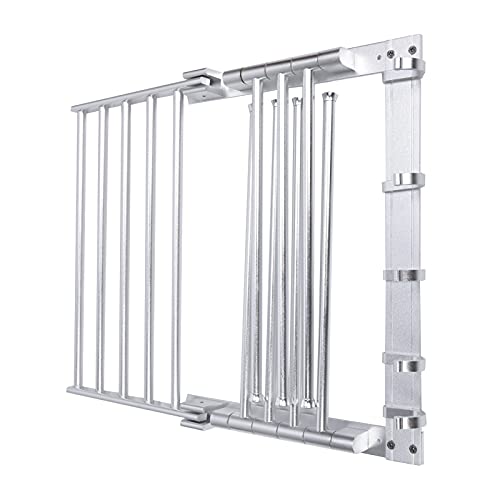 Aramox Wandmontierte Kleidung Trocknungsregal Klappbares Wäschelregal Drehhandttuchregal mit Schwung Armen Haken für Badezimmer Waschküche Küche Innen Im Freien 40 cm (Silver) von Aramox