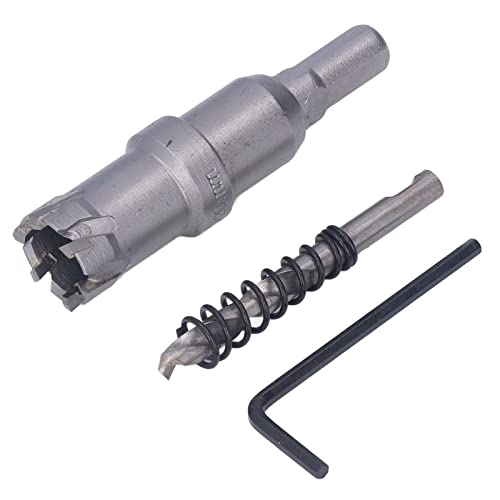 Aramox Wolfram -Carbid -Zähne Loch Sägen Cutter Offener Opener Bohrer Dicke Metall Schnelle und Genaue Gegenkollegin Geeignet für Verschiedene Materialien Metallschneidwerkzeuge (20MM) von Aramox