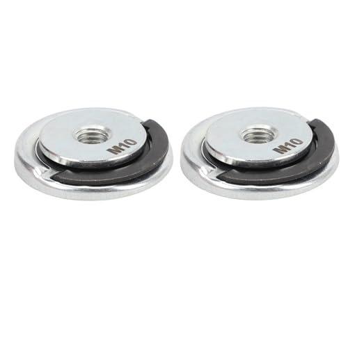 Aramox Zuverlässige M10 -Legierungsstahl - Schnelle Klemmut, Langlebige Leistung für die Meisten Schleifräder, Winkelmühle Flanschmutter für Metallarbeiter oder Auftragnehmer Aramox Zuverlässige M10 -Legierungsstahl - Schnelle Klemmut, Langlebige Leistung für die Meisten Schleifräder, Winkelmühle Flanschmutter für Metallarbeiter oder Auftragnehmer von Aramox