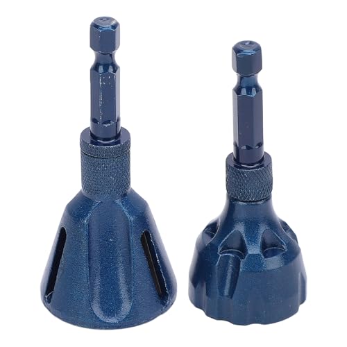 Debring Drill Bit Set Hochfestes Wolframstahl -Debring -Schandwerkzeug für Eisen, Kupfer, Kohlenstoffstahl 2PCS -Hex -Schaft -Schandwerkwerkzeug von Aramox