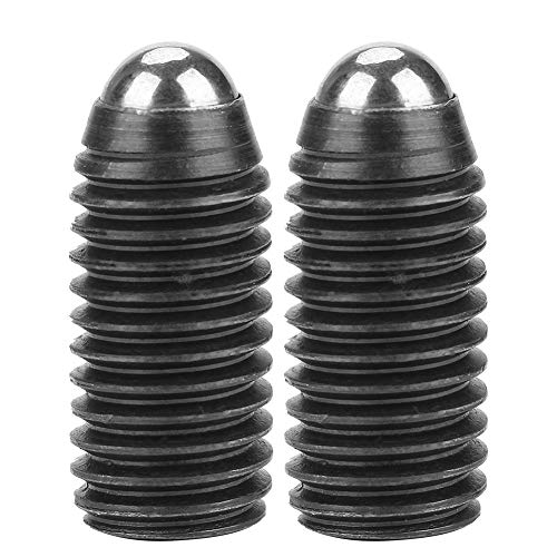 Federlöcher mit Kohlenstoffstahlkugel, M12X1.75, 10pcs Sockelschraubgewinde -Sechskantlöcher, Einfach für Mechanische Geräte zu Installieren, Klemmen mit Genauer Positionierung (M12*16 (10pcs)) von Aramox