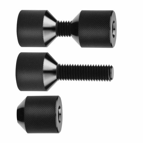 Flanschausrichtungsstifte, 2 Loch -Pin -Aluminiumlegierung, 1 1/8 Zoll Durchmesser, Leichte Robuste Flansch -Aligner mit Abnehmbarem Gewinde für Effiziente Baugruppe und Installation von Aramox