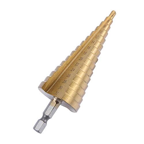 Hex Shank HSS Großer Stiefmaschinenbohrbit mit Rillendesign für Effiziente Chip-Freigabe, Hardware-Handwerkzeuge für Stahl, Messing, Holz, Kunststoff, 4-32 Mm, 5 Jahre Erfahrung Bediener von Aramox
