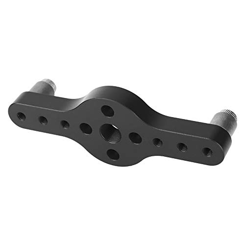 Langlebiger Schreinerwerkzeug mit 3 Stück Perforationsbusch, Perforationslöcher für Präzisionsarbeit, Aluminiumlegierung (BLACK) von Aramox