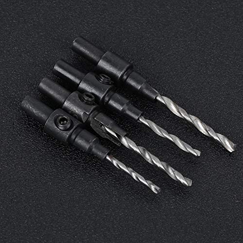 Langlebiges Bit Konisch Rundes Ventilstab 4 PCs + Schlüssel -Holzbearbeitungszubehör Zur Verbesserung zu Hause von Aramox