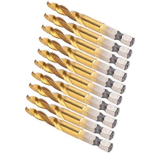 M6-Tap-Bohrer-Bit-Set, Premium-Stahlmaterial, Vielseitige Bohrfähigkeit mit Effizienter Verarbeitungszeit und Langlebiger Leistung für die Materialkompatibilität von Aramox